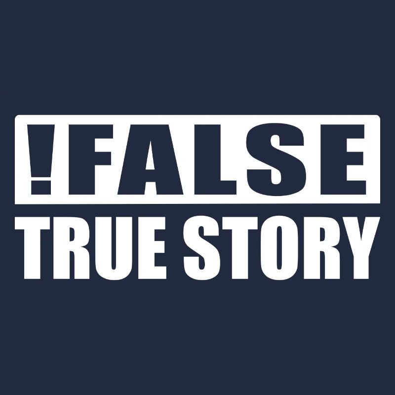 False True Story Informatiker Nerd ITler Geschenk