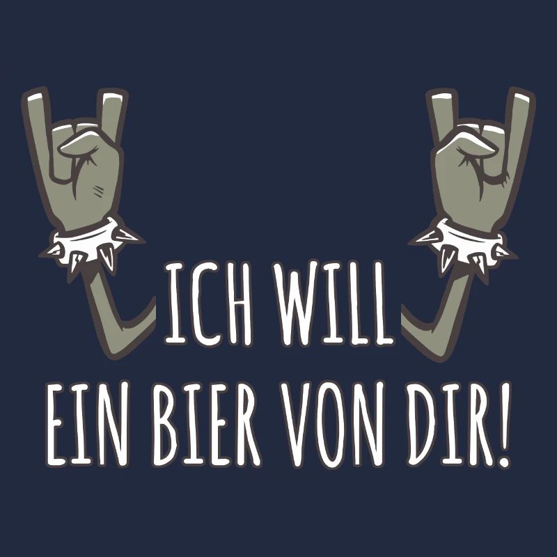 Pommesgabel Spruch Ich Will Ein Bier Von Dir