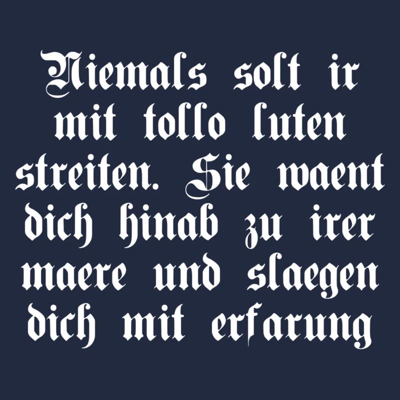 Diskutiere nicht mit Dummköpfen