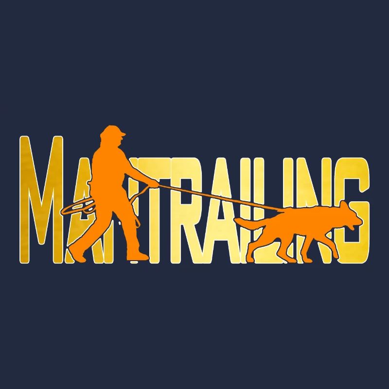 Mantrailing orange / gold