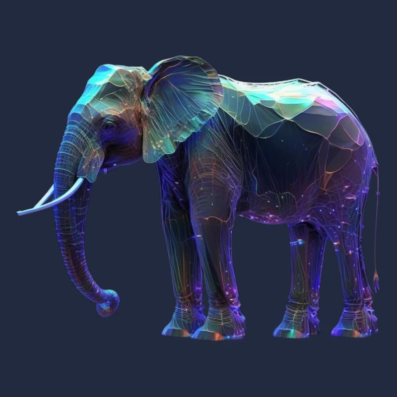 Elephant iriscent I