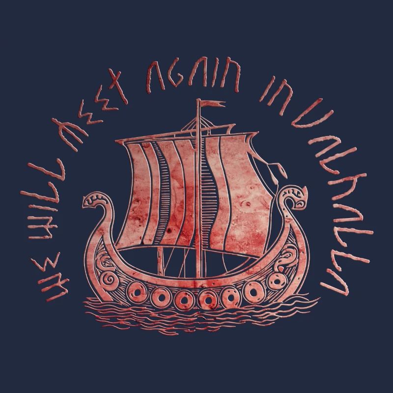 Wikingerboot See you in Valhalla 2