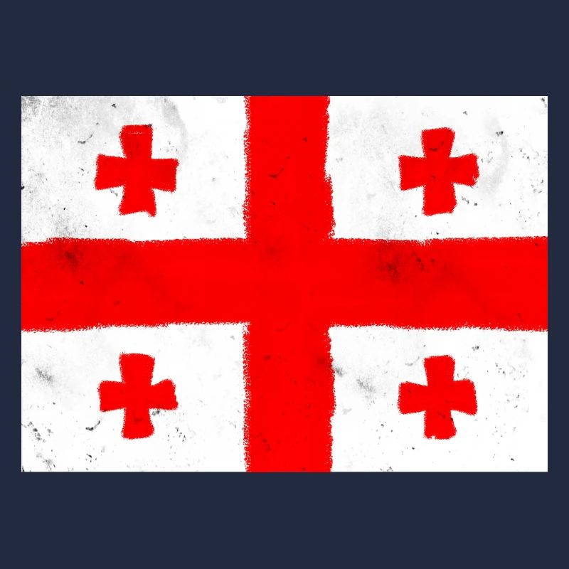 Drapeau de la Géorgie – Croix et Tradition
