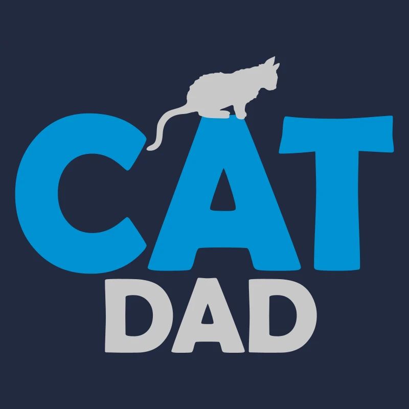 Conception du logo Cat Dad
