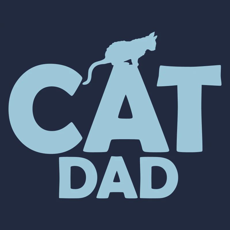 Conception du logo Cat Dad