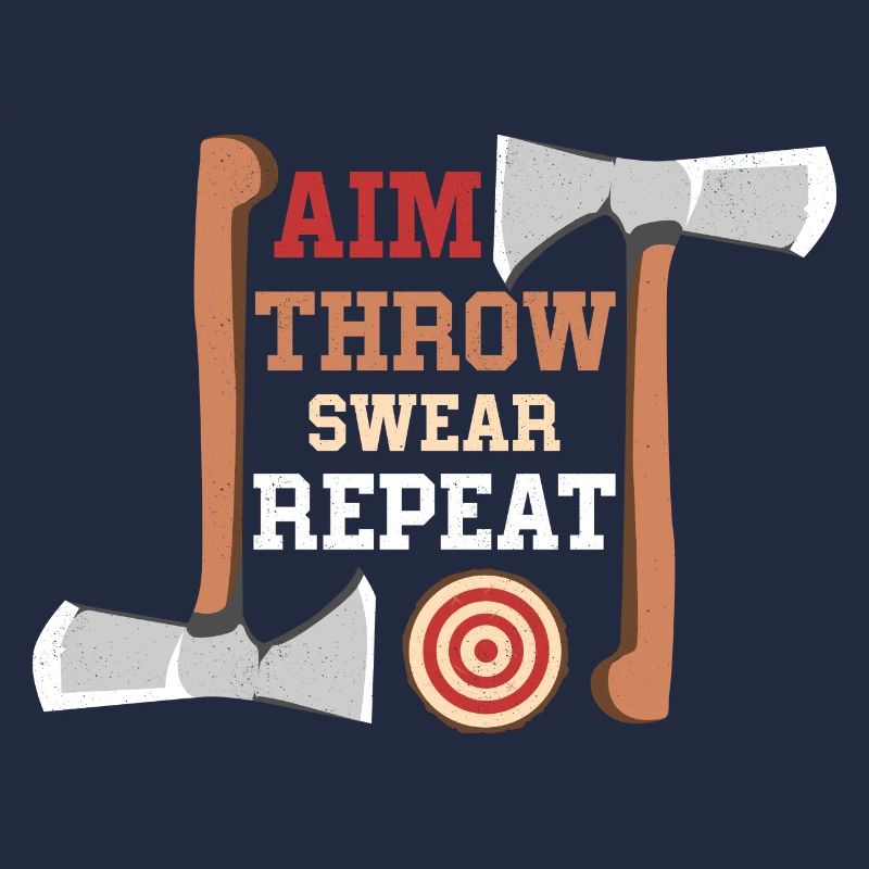 Aim Throw Jurer Repeat Hachette Lanceur de hache