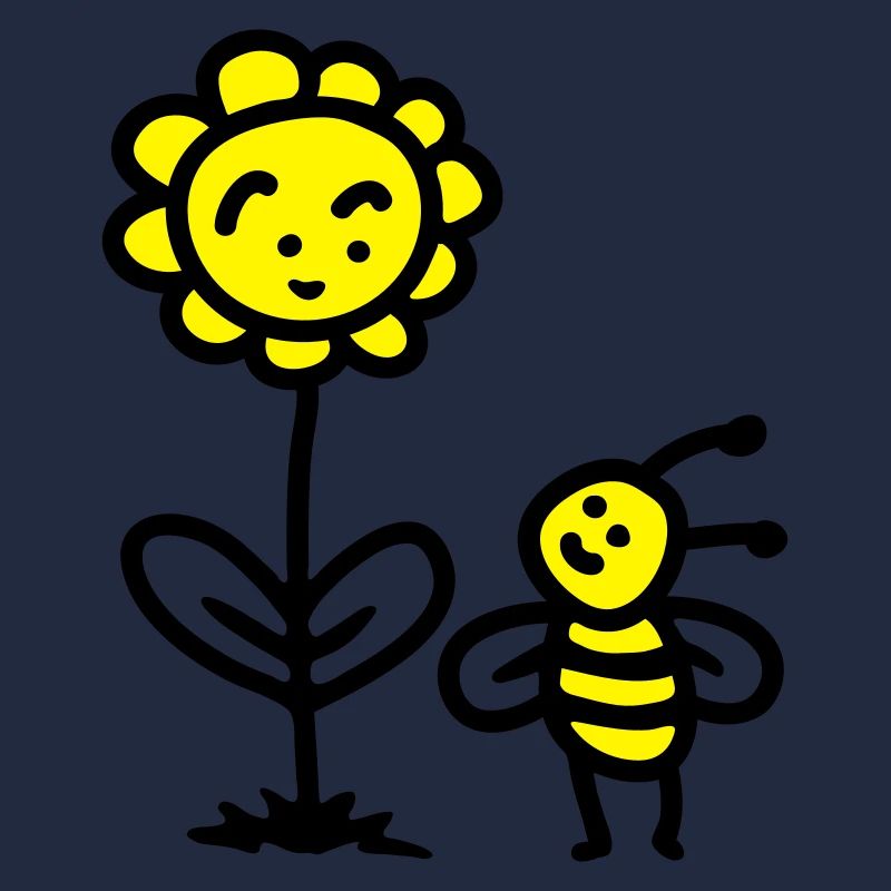 Biene Blume