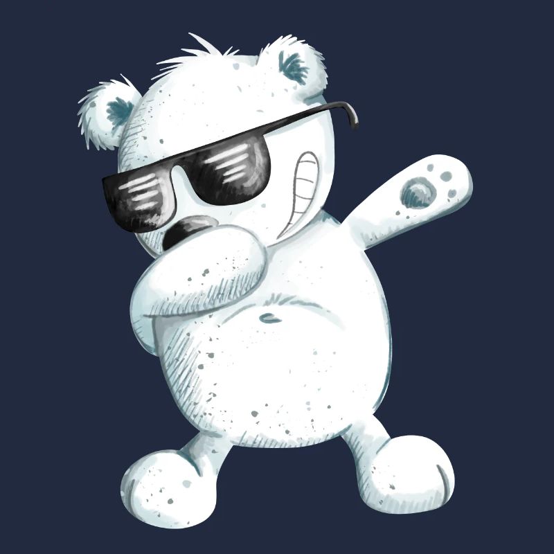 Dabbender Eisbär I Dab Dance Tiere I Dabbing Bär