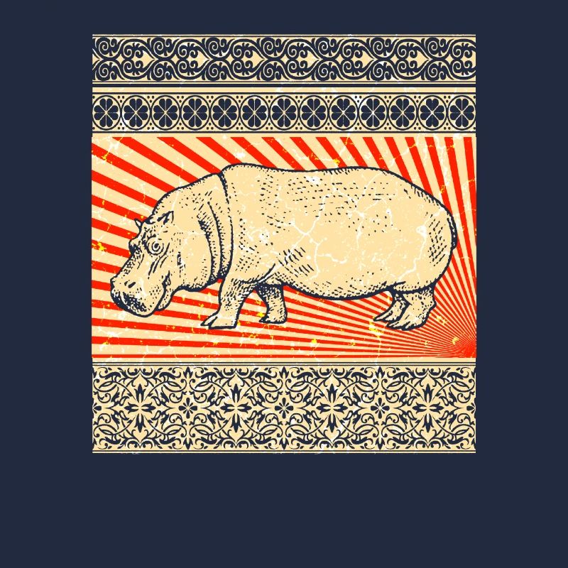 Flusspferd Nilpferd Hippo