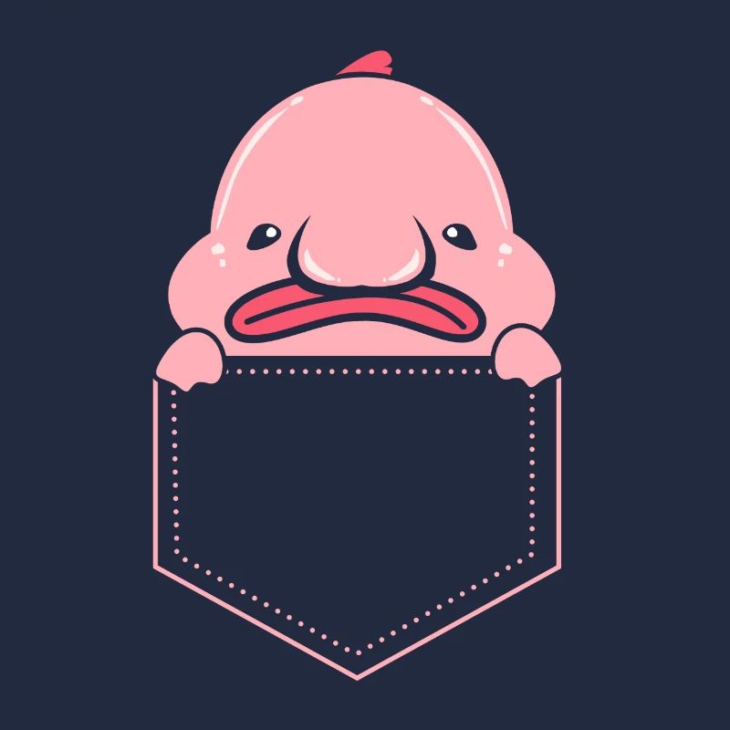 Blobfisch Tiefsee Grumpy Introvertiert Geschenk