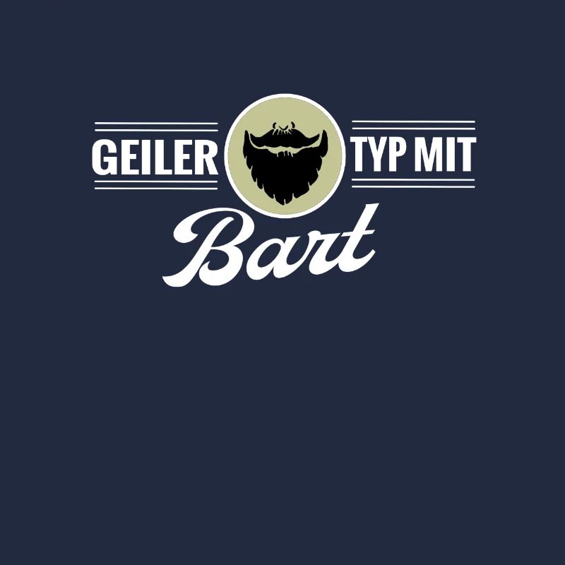 Geiler Typ Mit Bart Barbier Vollbart