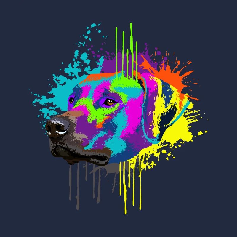 Splash Art Rhodesian Ridgeback Hund Geschenk