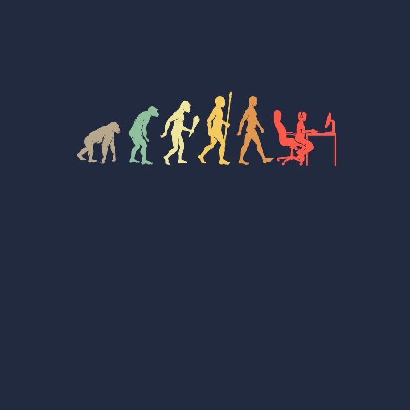 Vintage Gaming Evolution Kind Gamer Geschenkidee