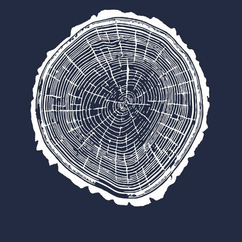 Holzscheibe mit Rinde