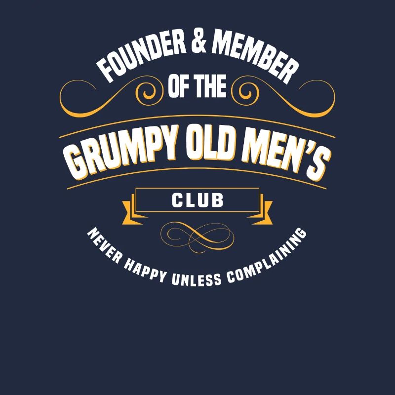 Grumpy old man