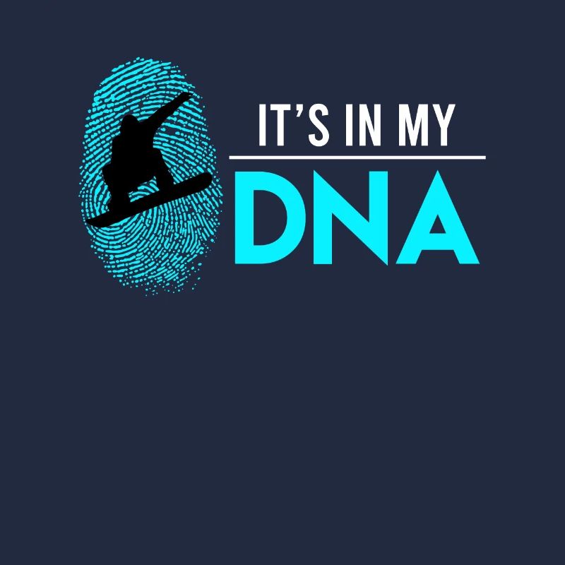 Boarder Snowboarder DNA Saying Snowboard