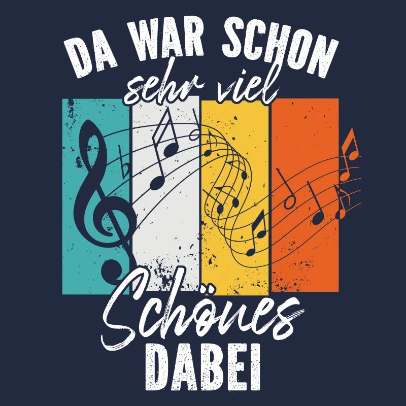 Chorleiter Dirigent Musiklehrer Musiker Retro Note
