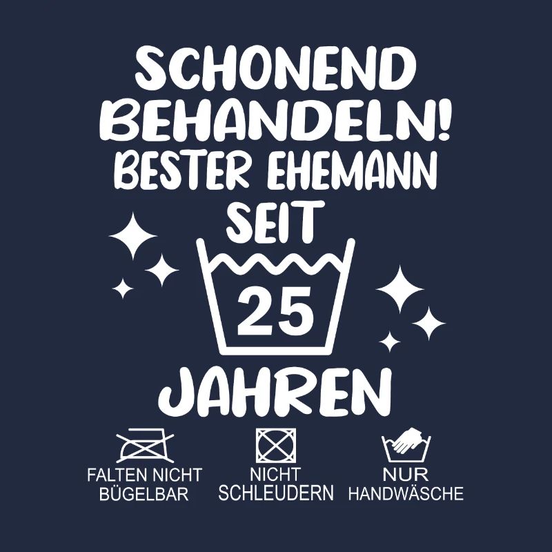 Silberne Hochzeit Ehemann 25 Hochzeitstag