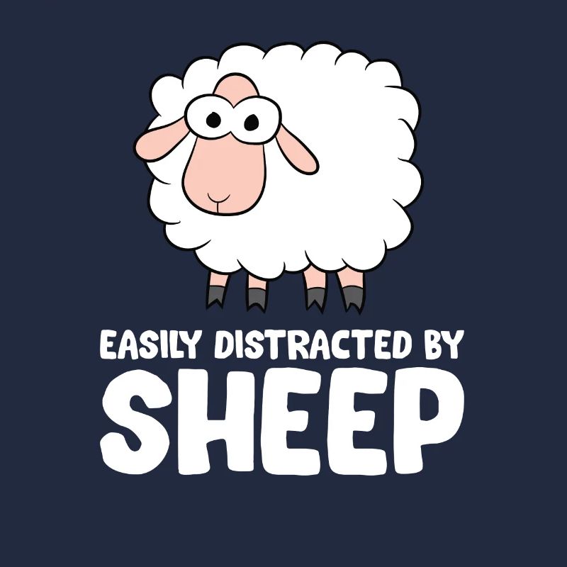 Facilement distrait par les moutons
