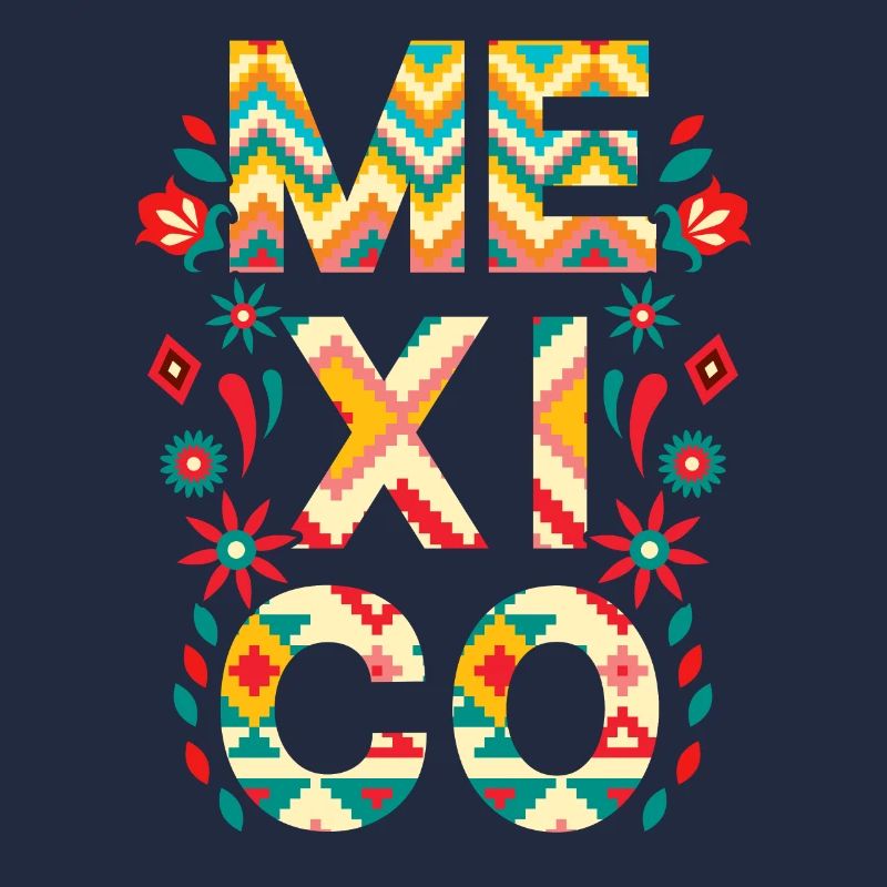 Mexique Talavera Drapeau mexicain