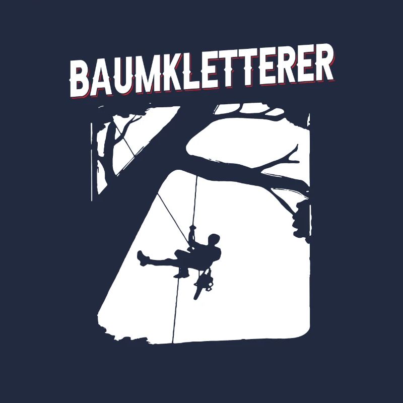 Baumklettern Baumpfleger Arborist Baumkletterer