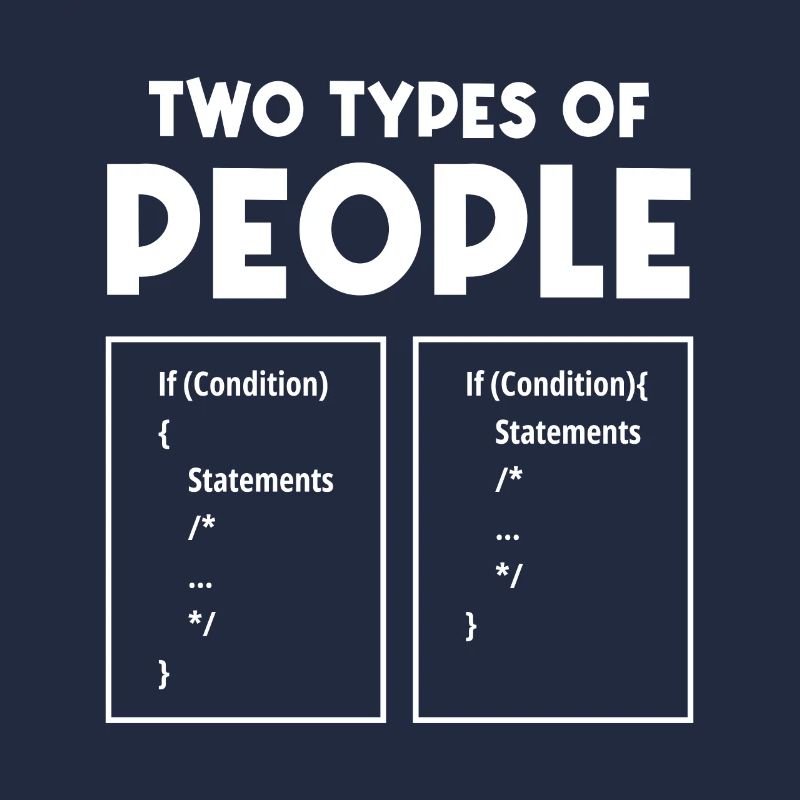 Two Types Of People Software Developer Programmer