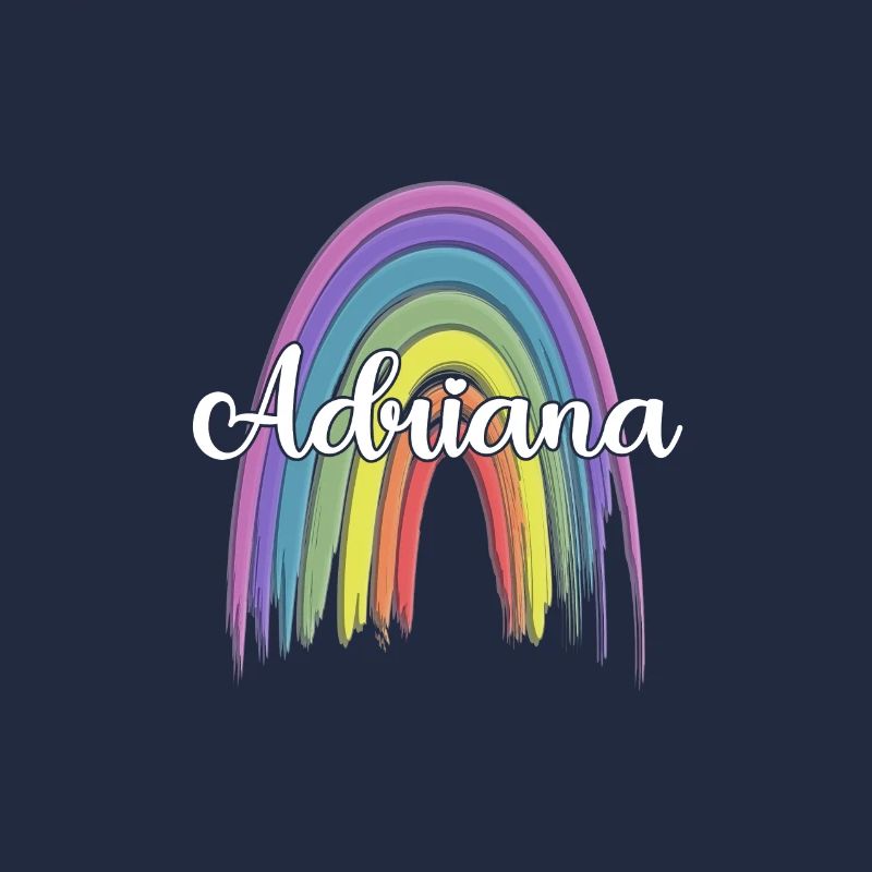 ADRIANA Rainbow Cursive