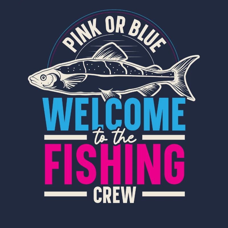 Rosa oder blau Willkommen bei der Fischer-Crew