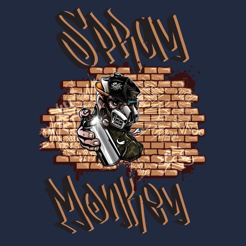 Spray Monkey Graffiti