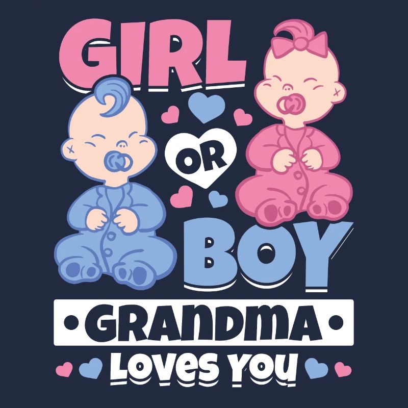 Mädchen oder Junge Oma liebt dich - Geschlecht des