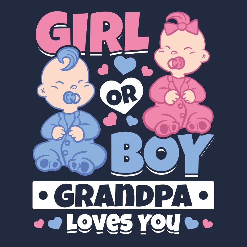 Mädchen oder Junge Opa liebt dich Schwangerschaft