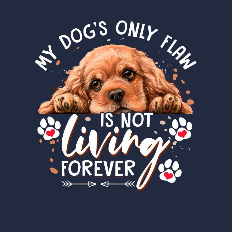 Cocker Spaniel Einziger Makel Des Hundes Lustige