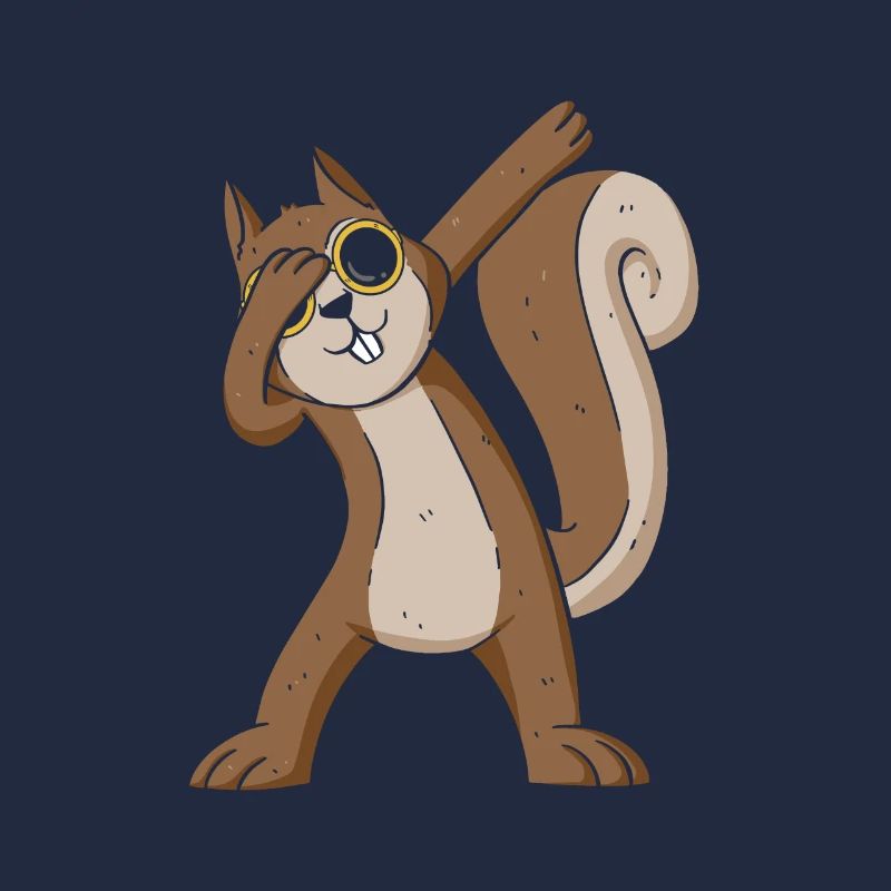 Eichhörnchen, cooles Eichhörnchen mit