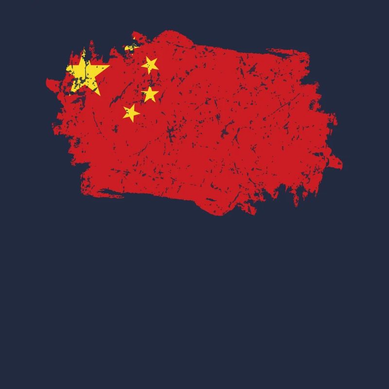 Drapeau de Chine Grunge Drapeau de Chine