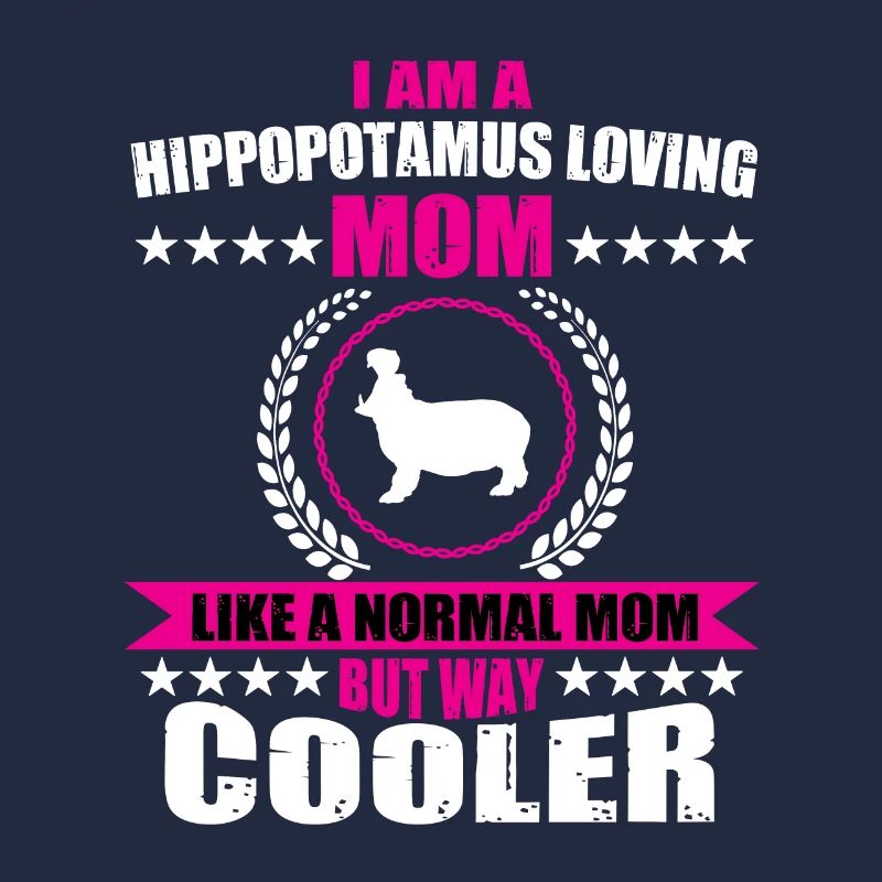 Nilpferd Liebende Mutter