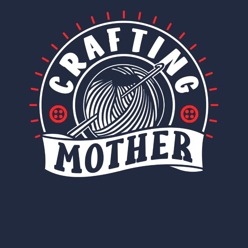Bastelnde Mutter Basteln Mama Bastel Bastler