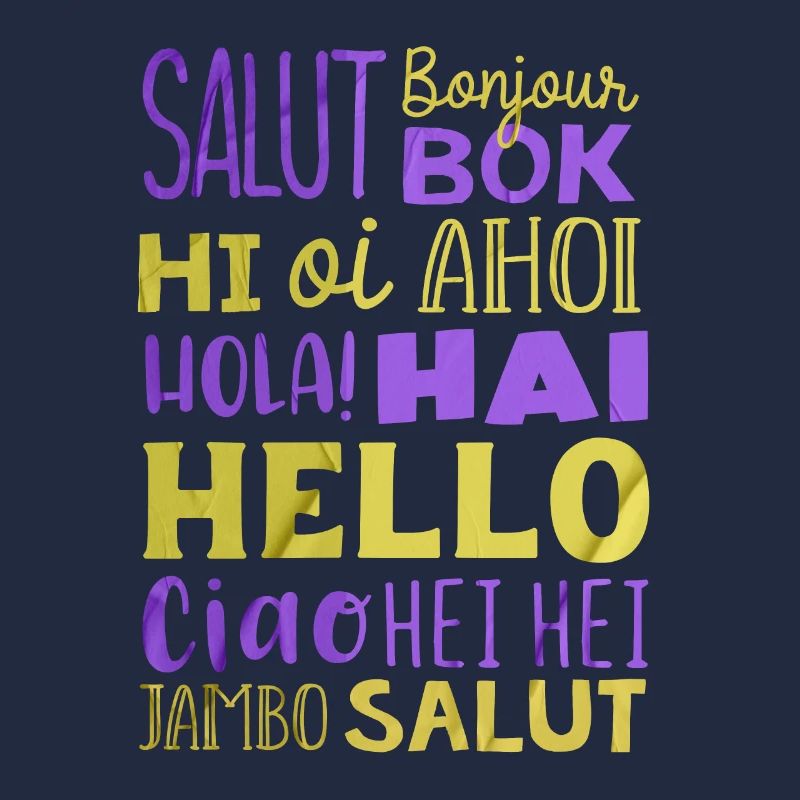 Word Hello Different Languages, Language Teacher