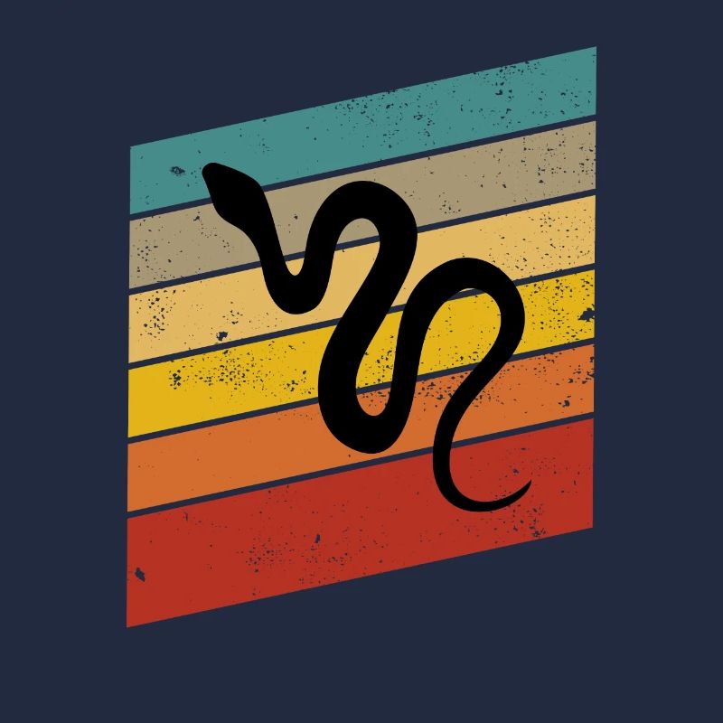 Snake Retro Reptile Python Idée cadeau