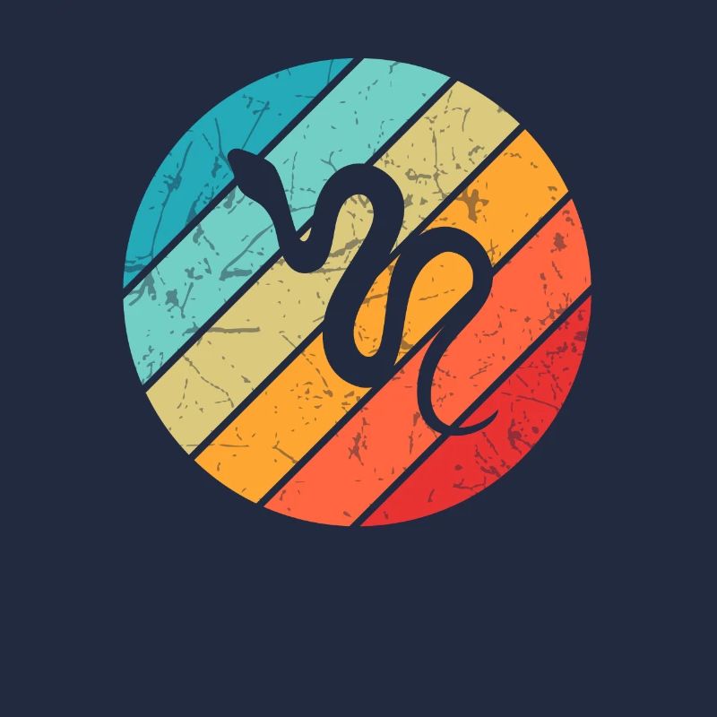 Snake Retro Reptile Python Gift idea