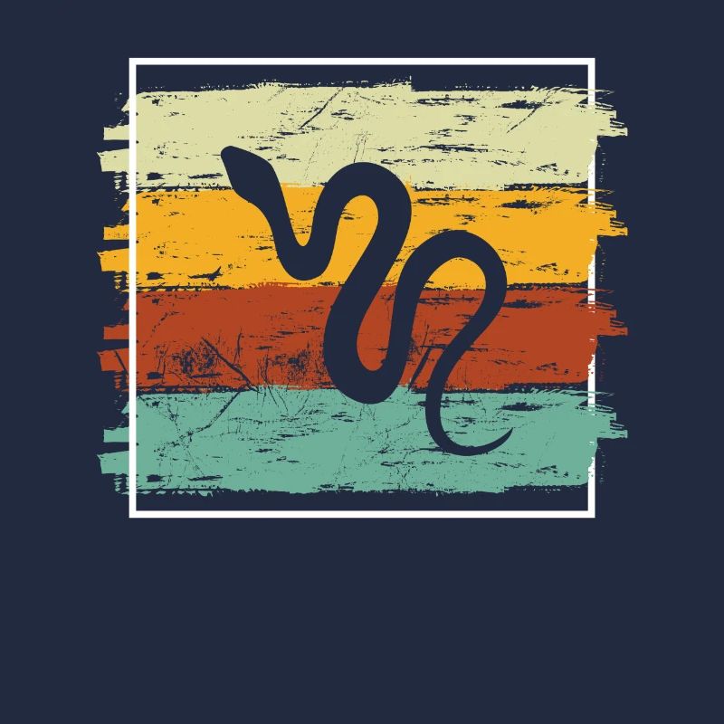 Snake Retro Reptile Python Gift idea