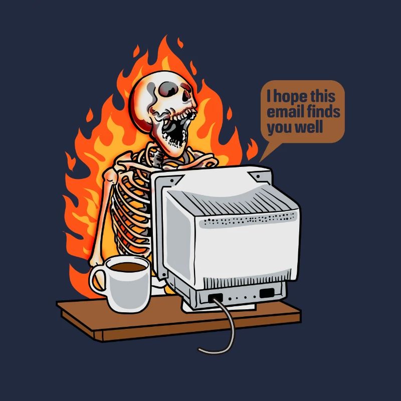 Saturated Coffee At Work New Email