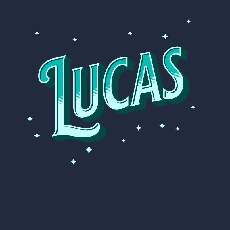 Lucas' name personalized