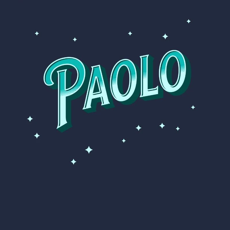 Paolo name personalized