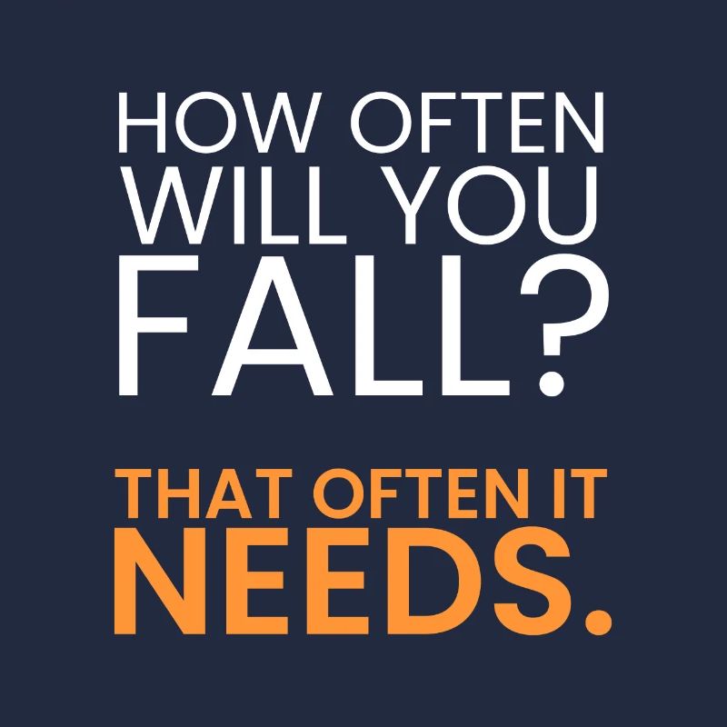 Wie oft sollte man scheitern?