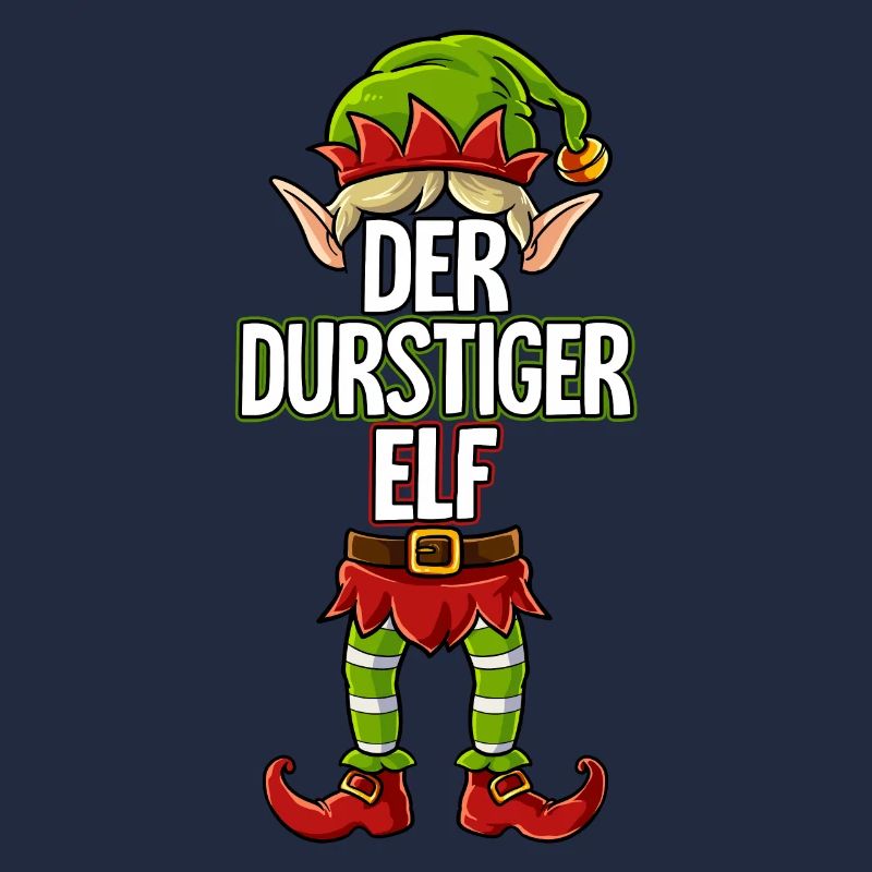 Durstiger Elf Partnerlook Weihnachten