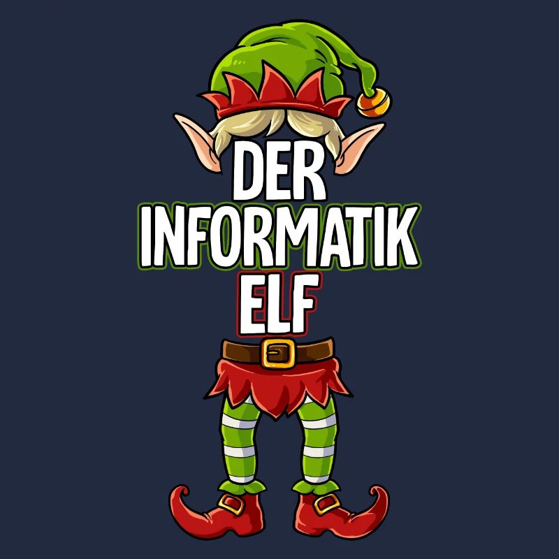 Informatik Elf Partnerlook Weihnachten