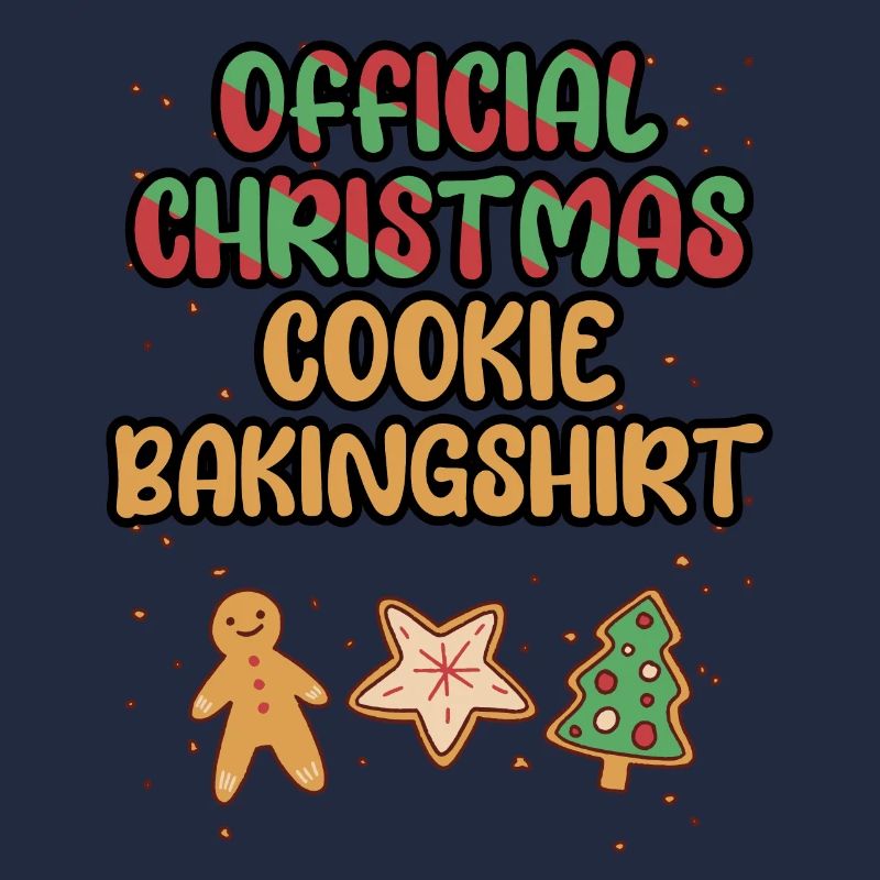 Weihnachten Plätzchen Cookie Bakingshirt