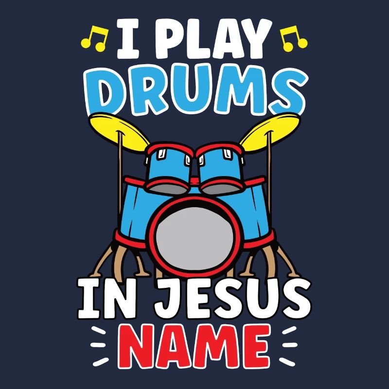 Drum Player Jesus Drum set Pick Jesus Drums Player