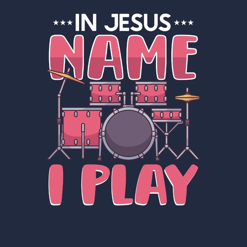 Drum Player Jesus Drum set Pick Jesus Drums Player