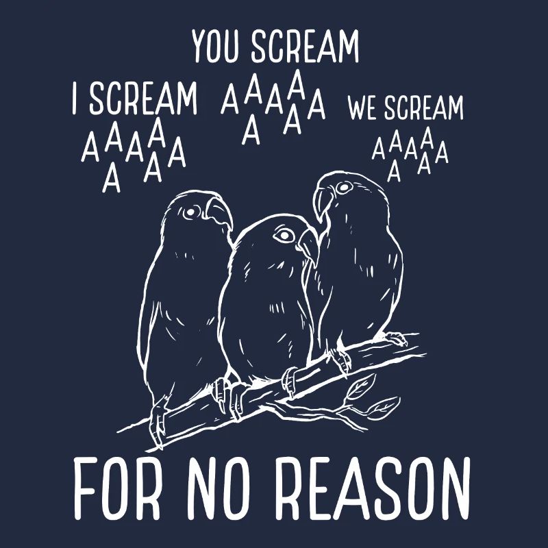 Parrot cry or no reason